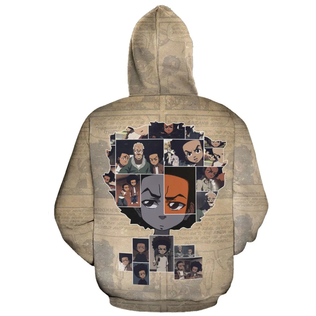 90s Huey Freeman All-over Hoodie