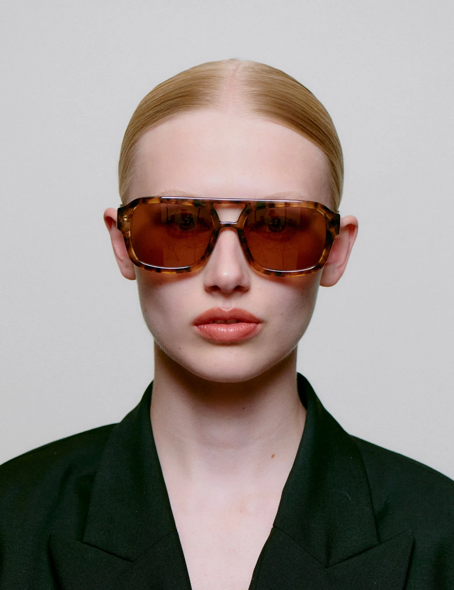 A. Kjaerbede Kaya Sunglasses - Coquina Tortoise