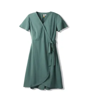 Adaptive Wrap Dress with Velcro Closures