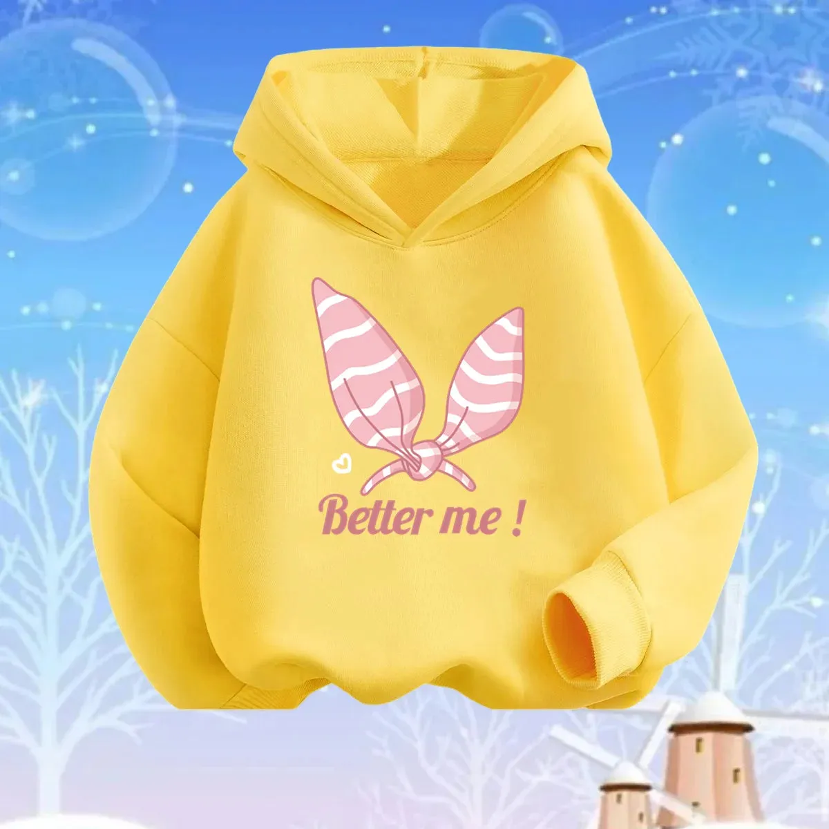 Baby Girls Lollipop Butterfly Unicorn Hoodies