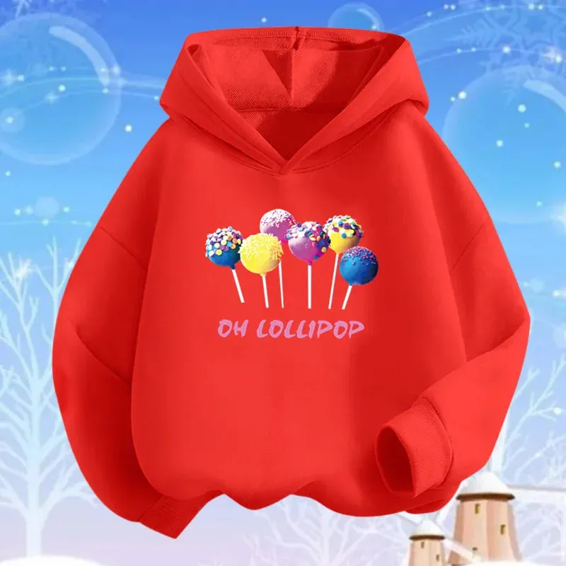 Baby Girls Lollipop Butterfly Unicorn Hoodies