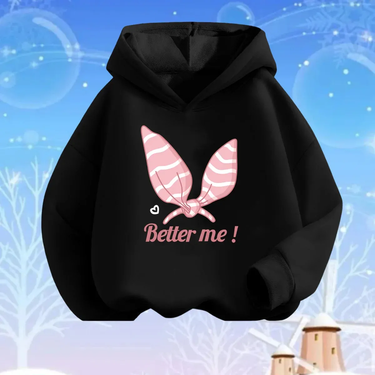 Baby Girls Lollipop Butterfly Unicorn Hoodies