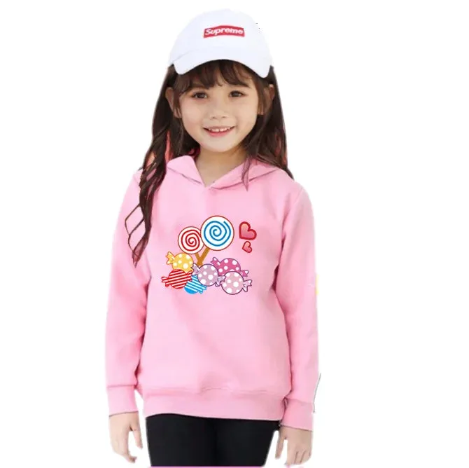 Baby Girls Lollipop Butterfly Unicorn Hoodies