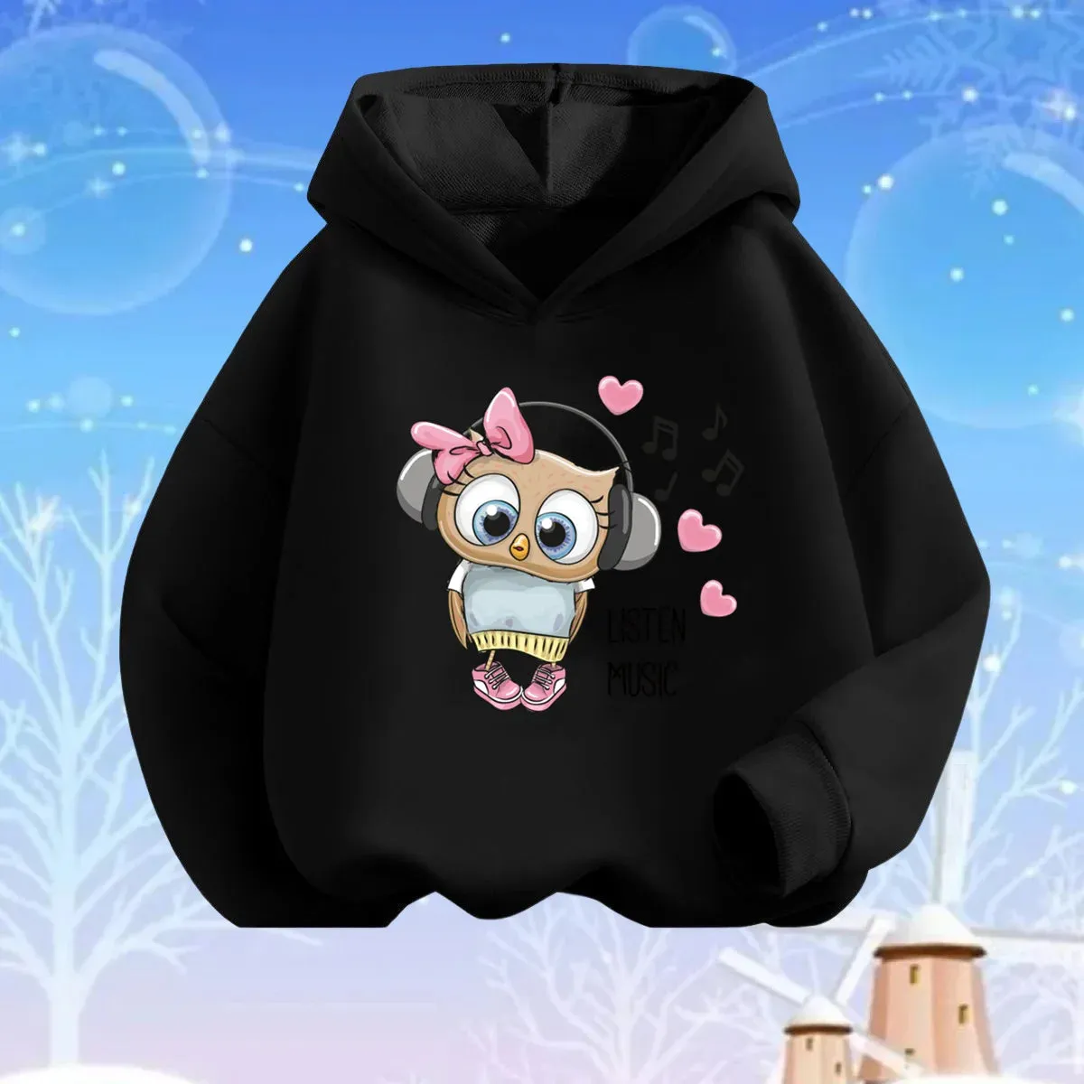 Baby Girls Lollipop Butterfly Unicorn Hoodies