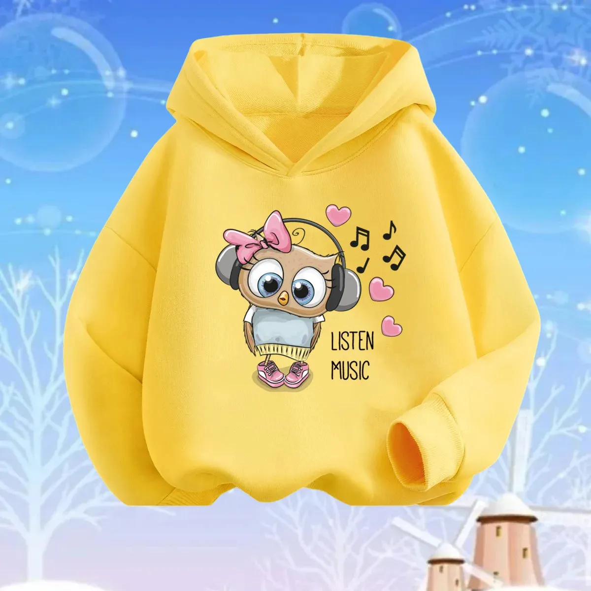 Baby Girls Lollipop Butterfly Unicorn Hoodies