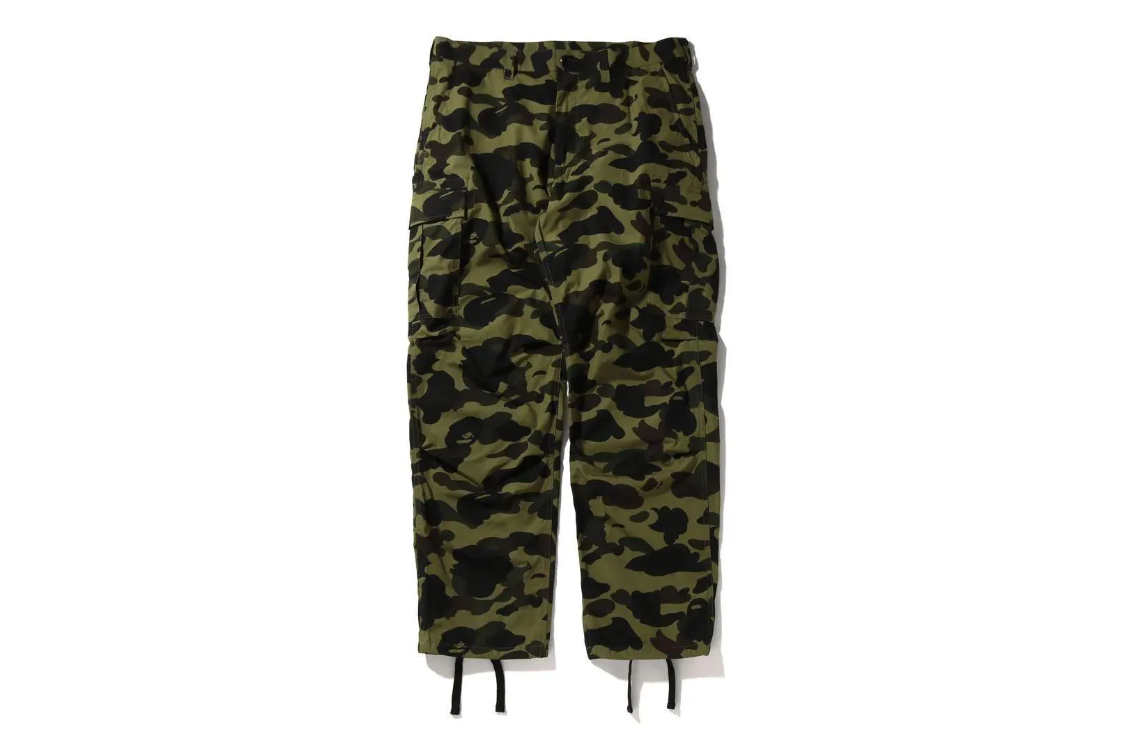 BAPE 1ST CAMO CARGO PANTS GREEN