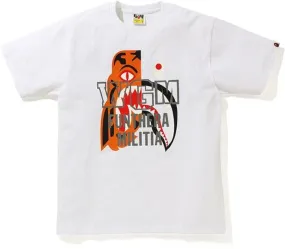 BAPE TIGER SHARK TEE WGM WHITE