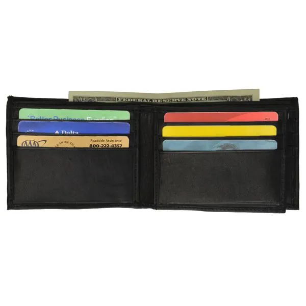 Biker Wallets Genuine Leather Bi-fold Man Wallet