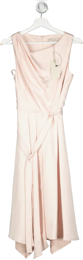 Coast Blush Pink Savannah Soft Midi Dress BNWT UK 14