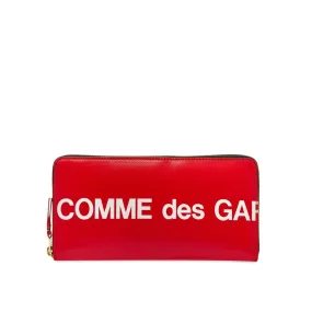 COMME des GARÇONS WALLETS Huge Logo Wallet - Red