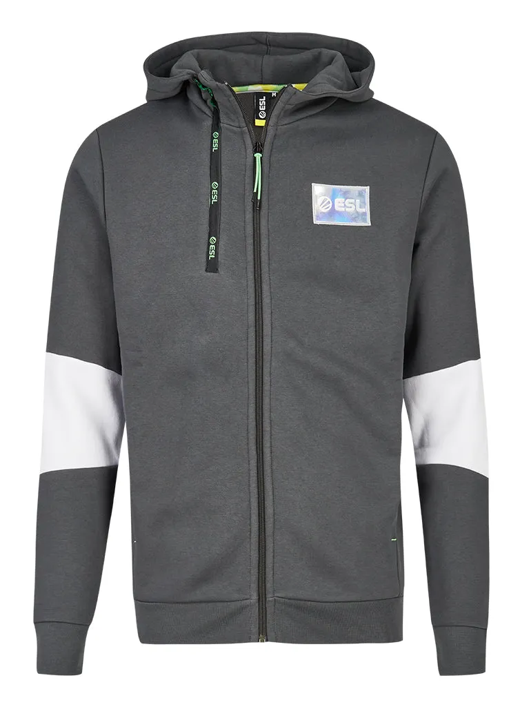 ESL Monochrome Double Zip Hoodie