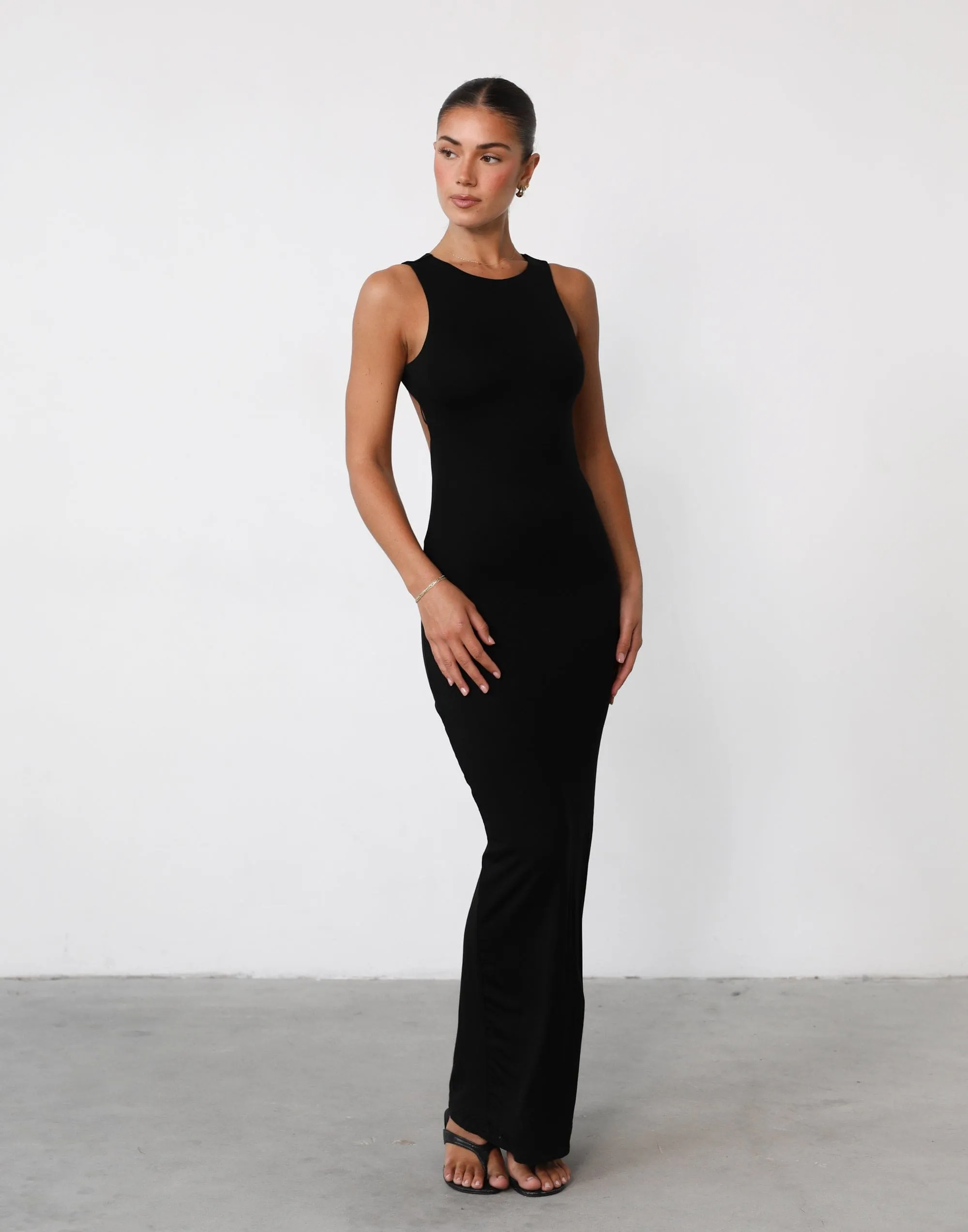 Forget It Maxi Dress (Black)