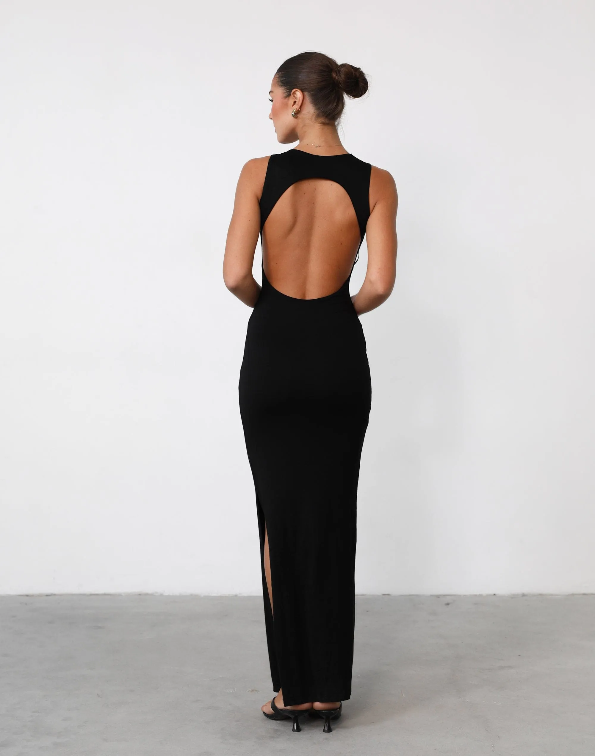 Forget It Maxi Dress (Black)