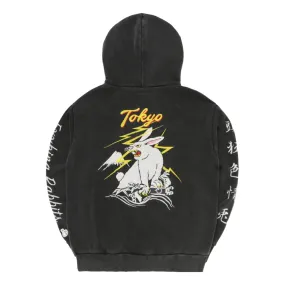 #FR2 EMBROIDERY SOUVENIER HOODIE-BLACK