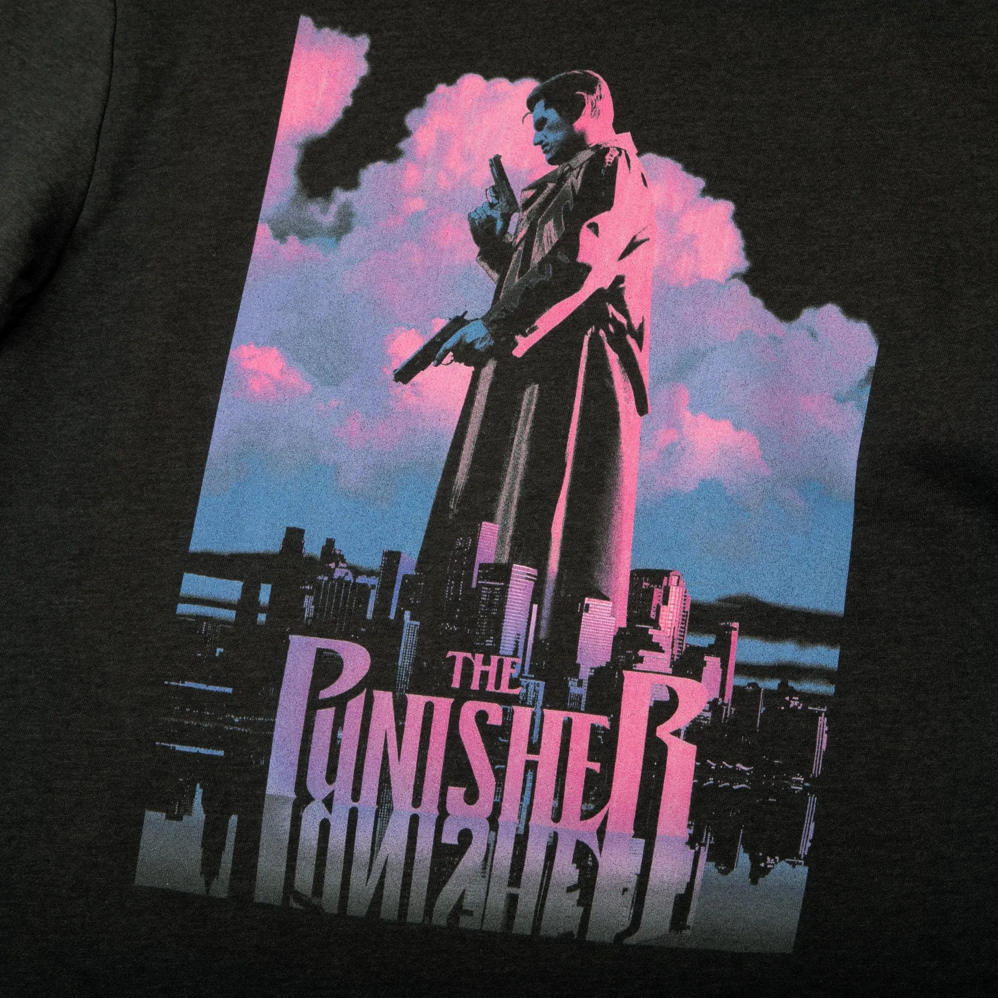 Frank Castle Punisher Sunset Black Hoodie