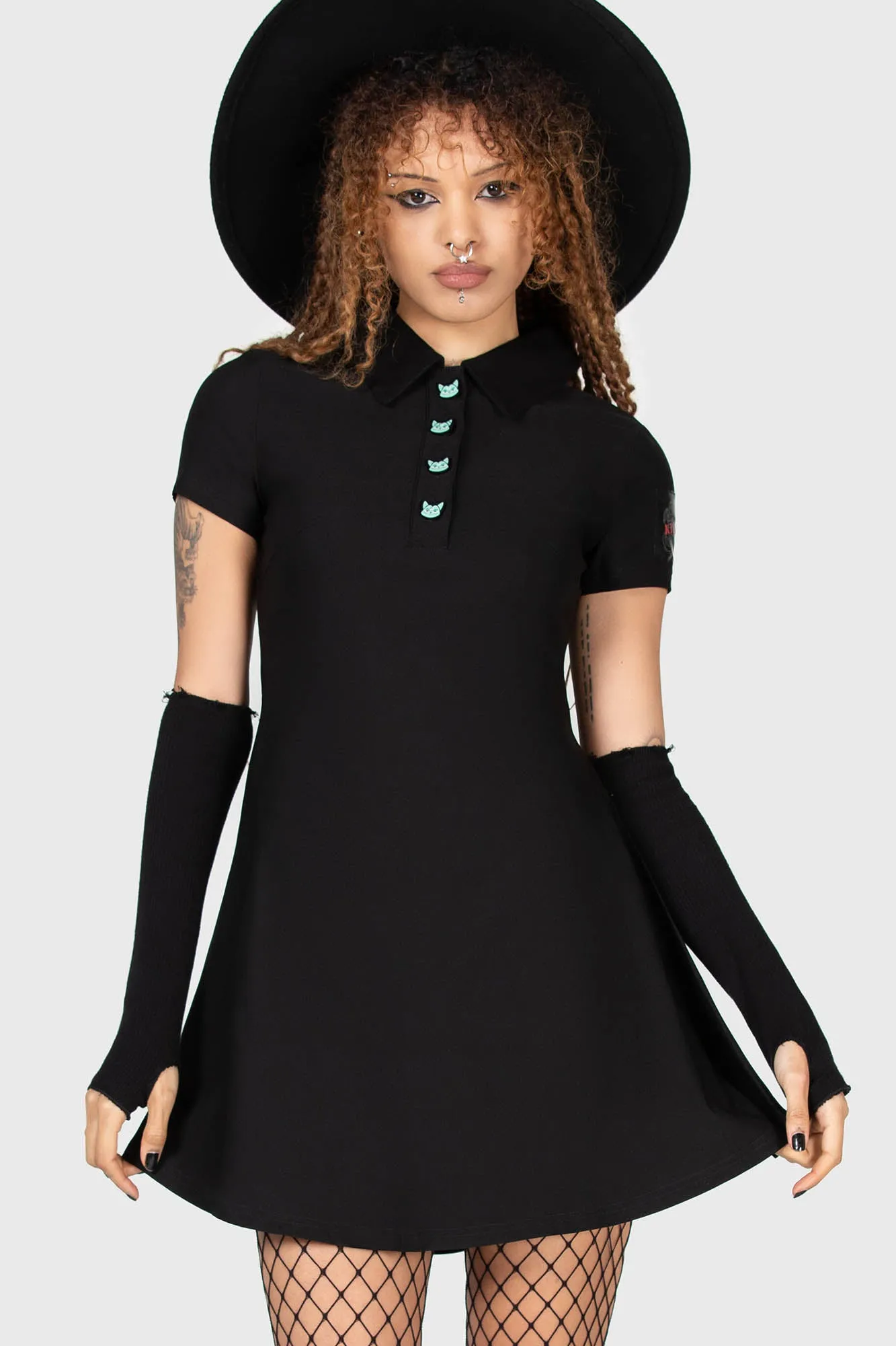 Lil Vampurr Collar Dress