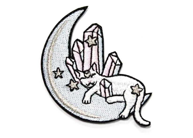 Lunar Cat in Moon Patch