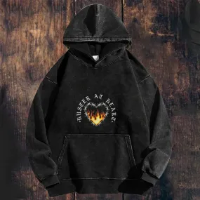 Mens Love flame Hoodies