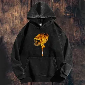 Mens Vintage Skeleton Hoodies