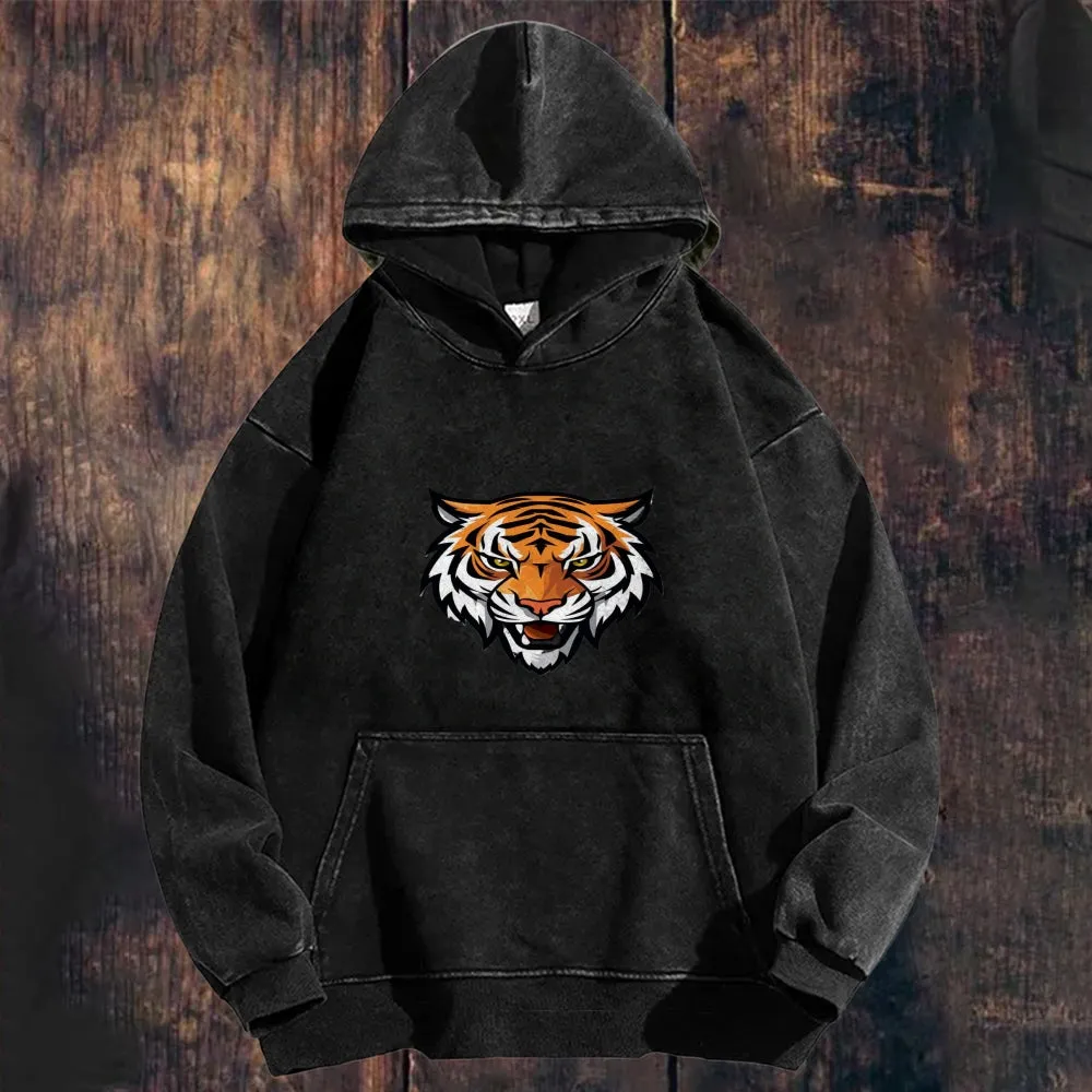 Mens Vintage Tiger Hoodies