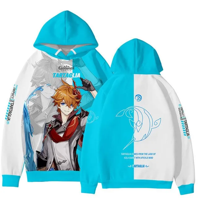 Newest Genshin Impact Hoodies Anime Game 3D Print Men Women Sweatshirt Hoodie Harajuku Fashion Kids Streetwear Boy Girl Clothing