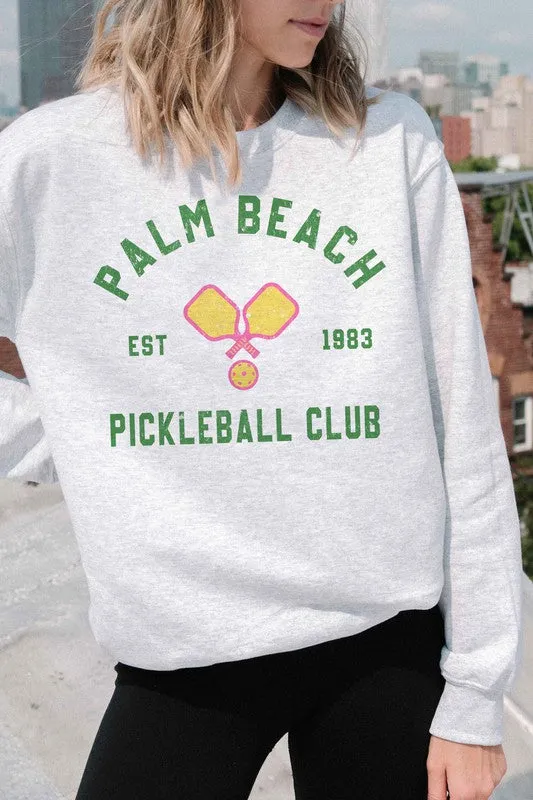 PALM BEACH PICKLEBALL CLUB GRAPHIC SWEATSHIRT