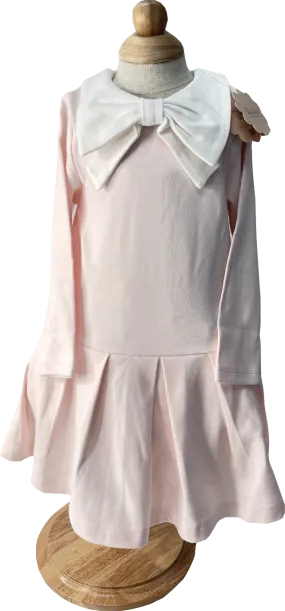 Patachou Girls Pink Bow Long Sleeve Dress BNWT 3 Years