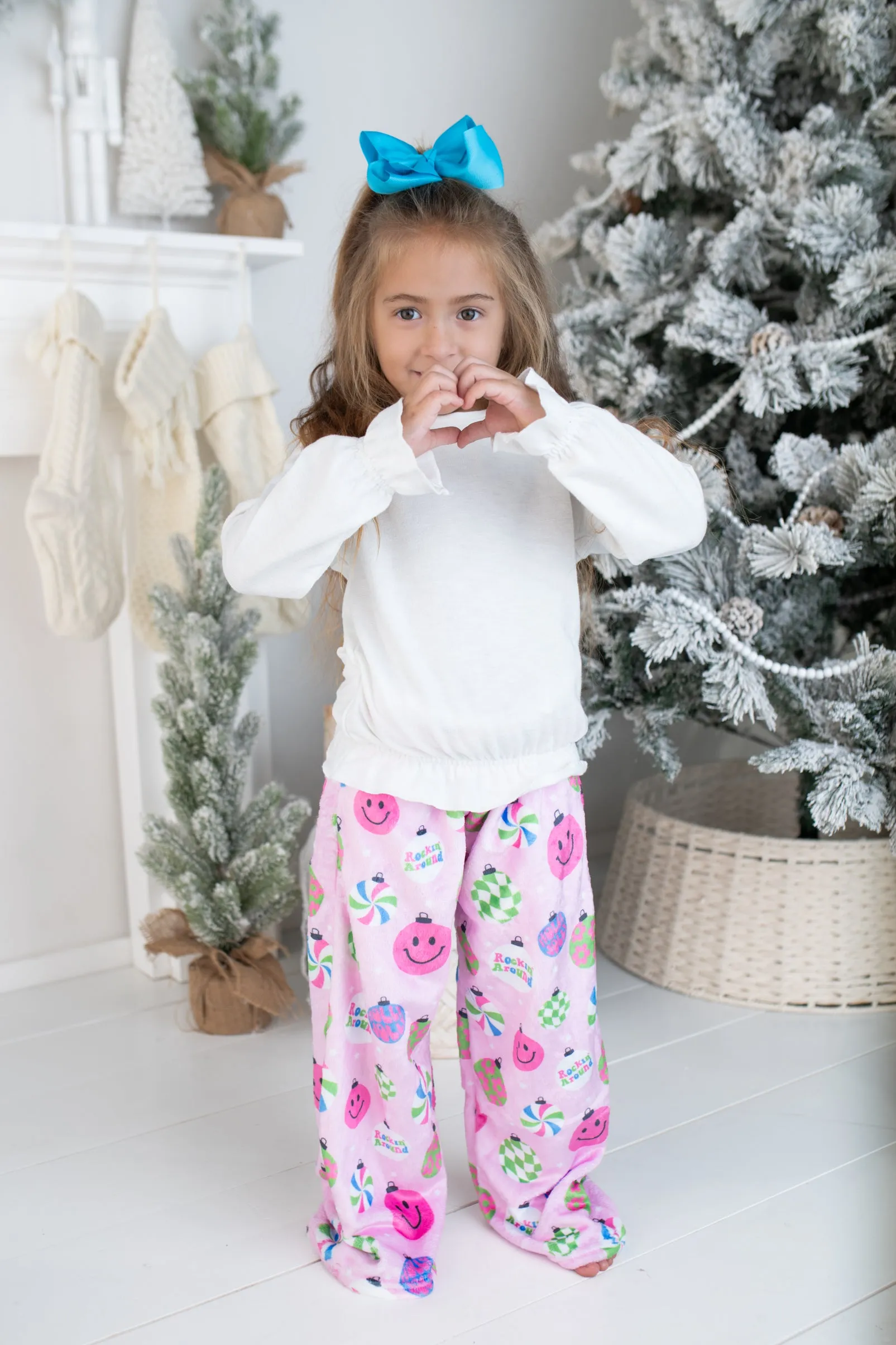 "Winter Wonderland " Girl's Plush PJ Pants