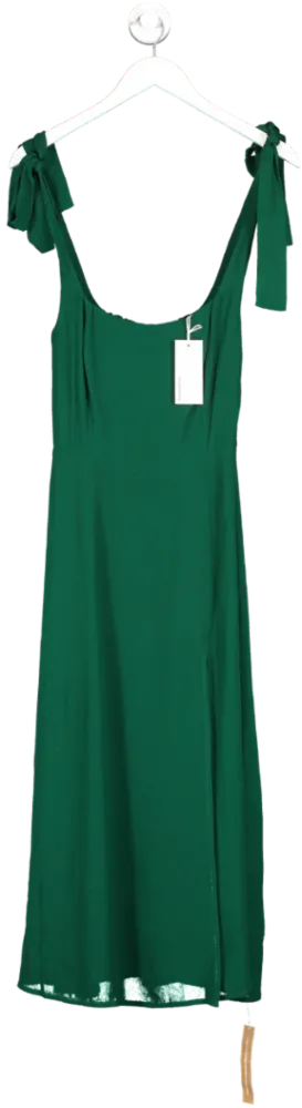 Reformation Green Twilight Dress UK 8