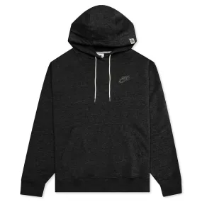 Sportswear Revival Fleece Pullover Hoodie - Black/White