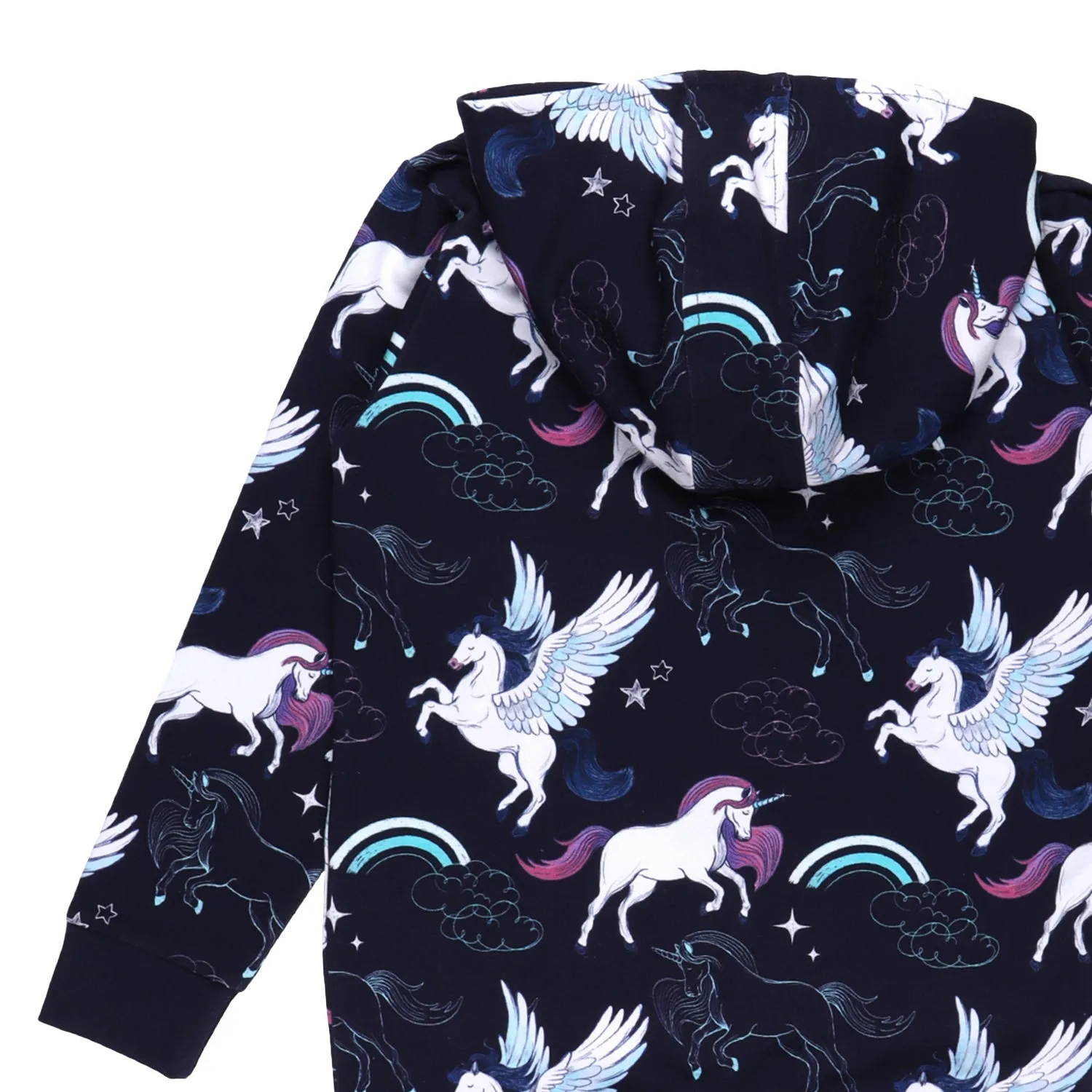 Walkiddy Unicorns & Pegasuses Zip Hoodie