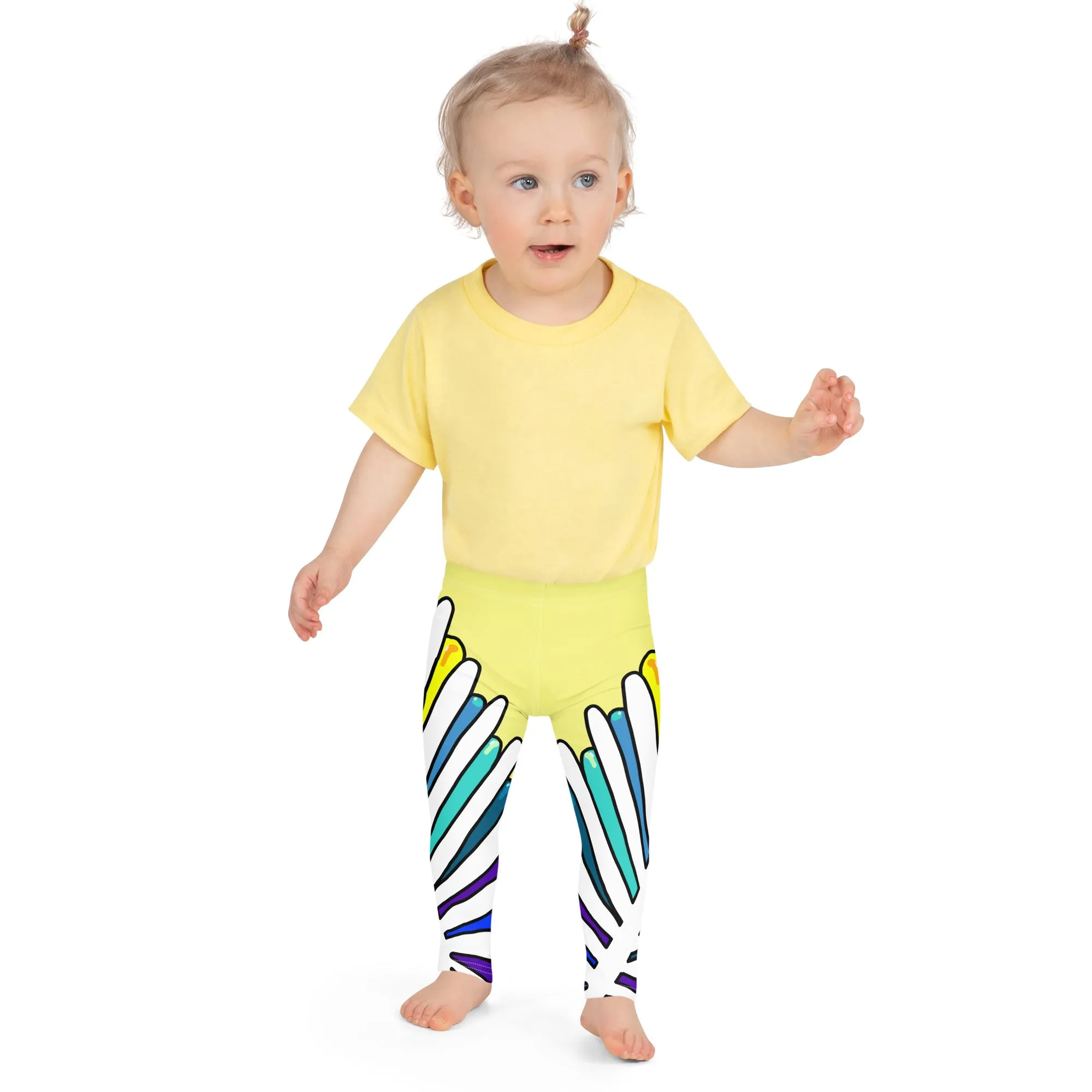 White Leaf Kid's Leggings